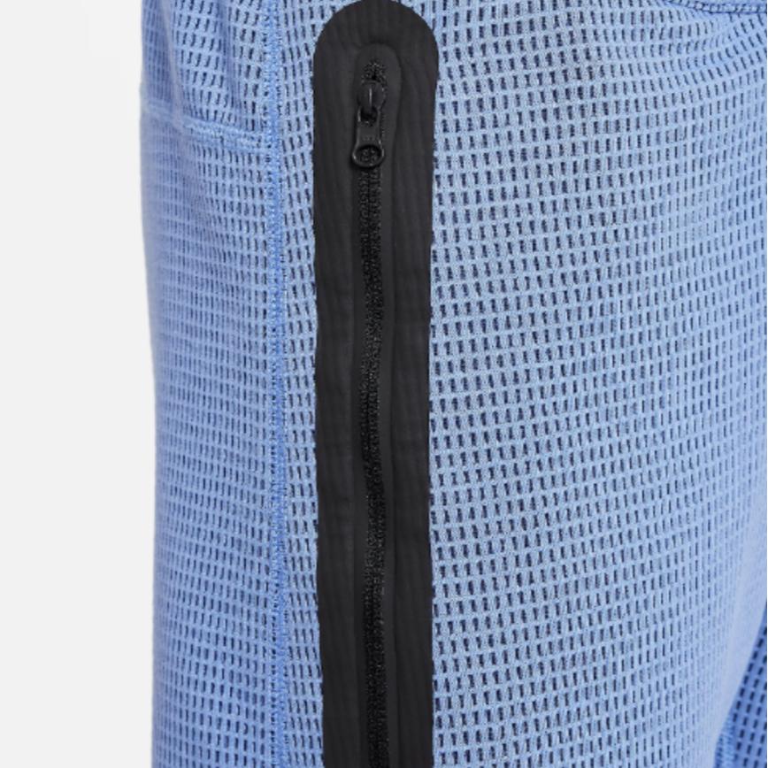 Nike Tech Fleece Letter Logo Drawstring Casual Knit Sports Pants Kids bottoms Polar-Blue FJ6025-450