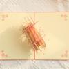 Romantic 3D Pop-Up Gift Card Paper Wedding Invitation  Wedding Decor