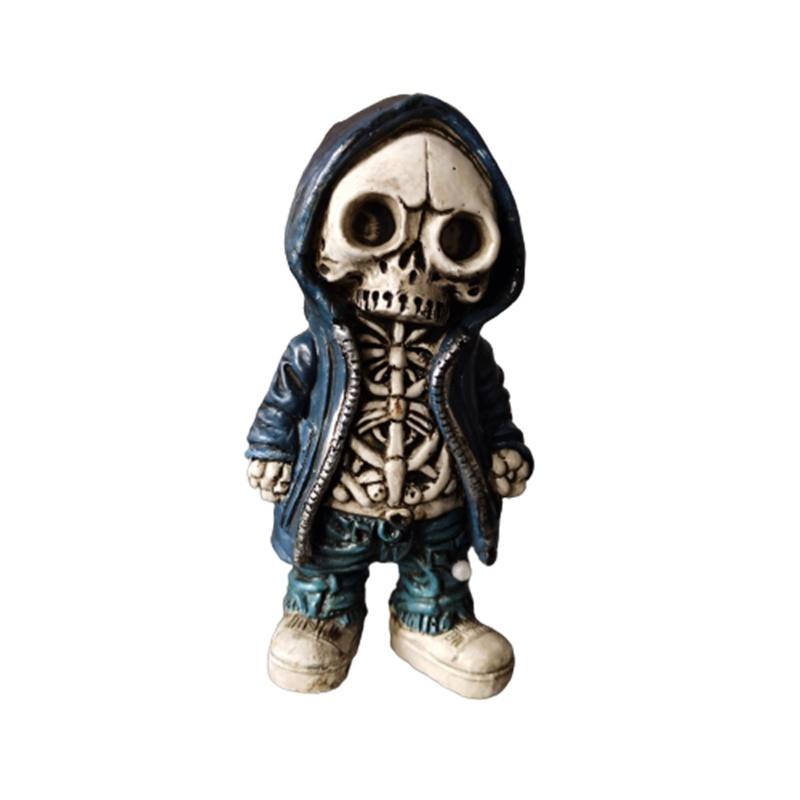 

Shangjing s Charming Resin Craft Skeleton Figurines Unique Desk Car Accessories In A/b/c/d Variants