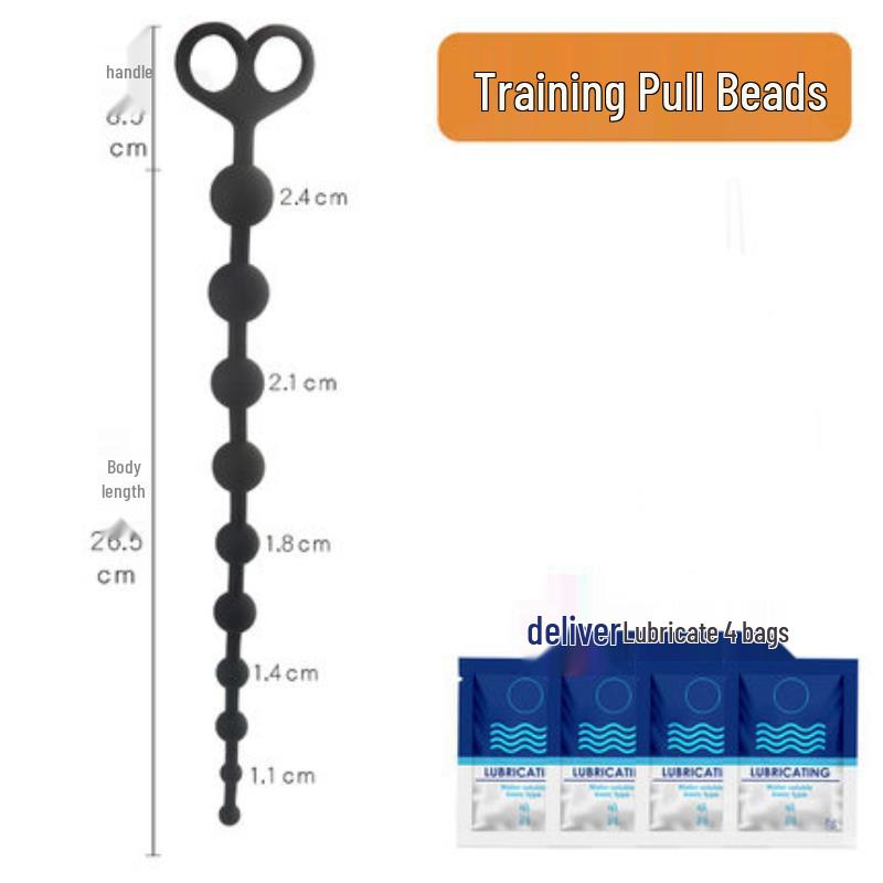 Versatile Extra-Long Anal Plugs: Large-Size Beaded Masturbators for Men and Women, Adult Toys