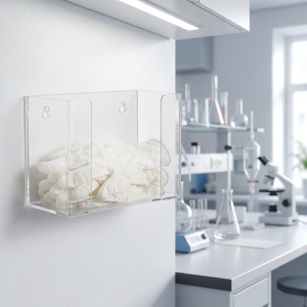 Dustproof structure Glove Dispenser Acrylic material Acrylic Organizer Catering service