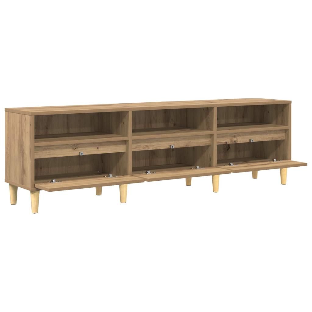 TV Stand Artisan Oak 150 X 30 X 45 Cm Particleboard