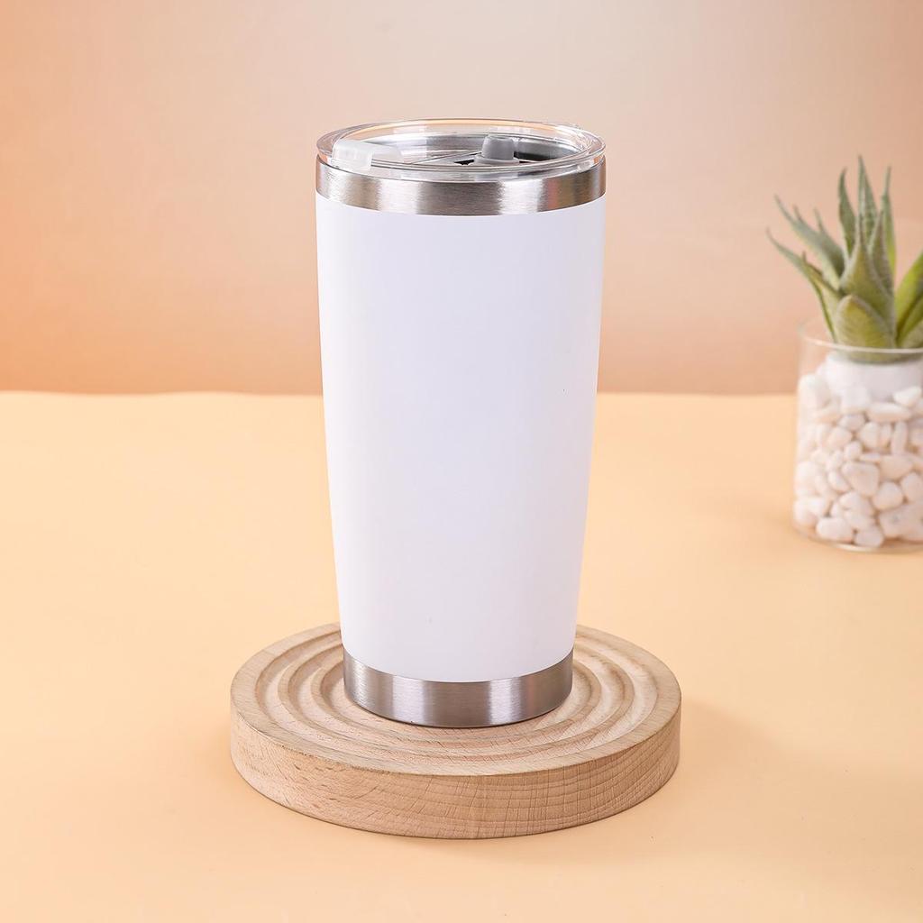 20oz Multicolor Double-Wall 304 Stainless Steel Car Thermos with Lid