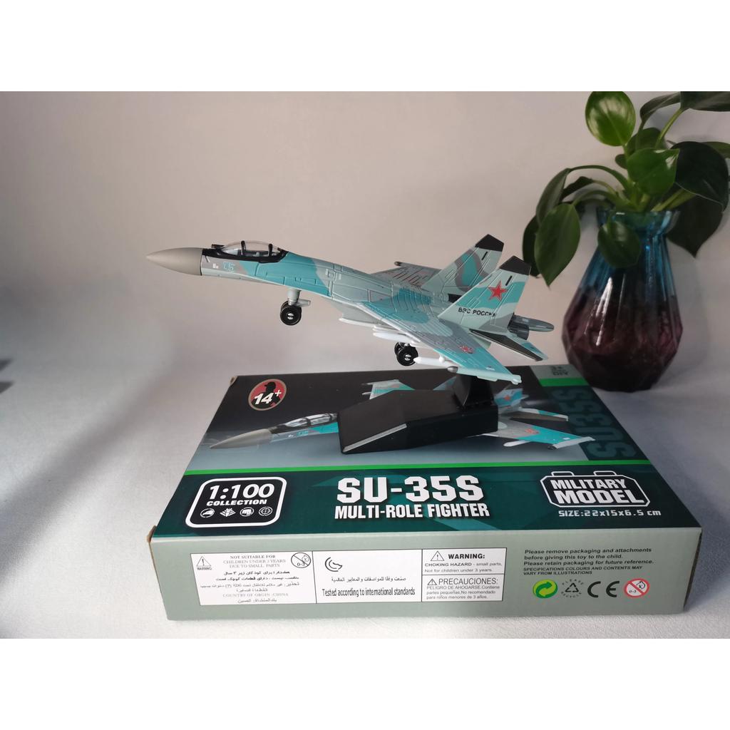 1/100 Su-35s Aircraft Models ABS Model Kit Multi-Purpose Fighter Toy Building Block Military Model Toy for Gifts Educational Toy