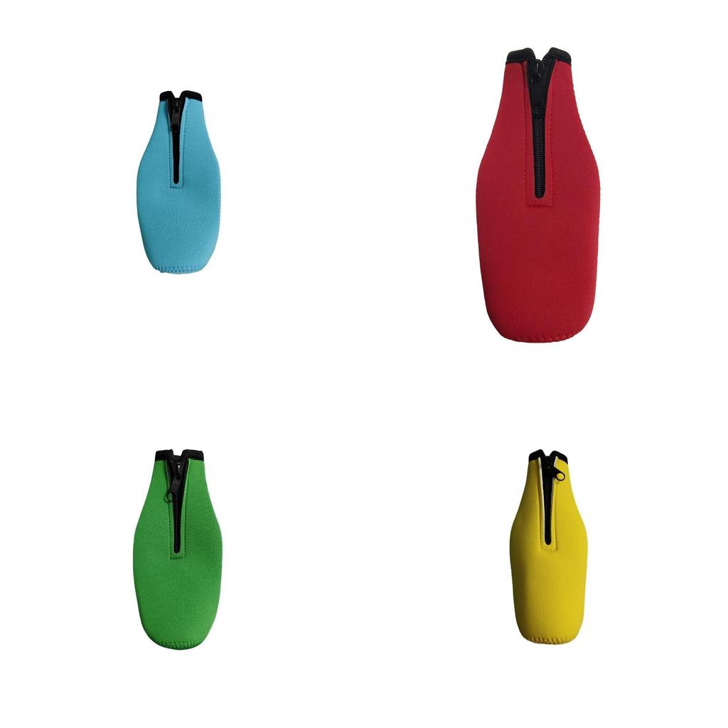 Fundas Enfriadoras de Botella de Cerveza de Neopreno Cubierta Protectora Aislante para Bebidas Se Adapta a Botellas de Bebida de 330 ml