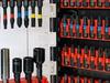 45-piece High-strength Magnetic Screwdriver Set With Multiple Alloy Screwdriver Types And Sizes, Featuring A Sliding Lock Storag