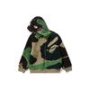 A BATHING APE Mega Abc Camo Shark Boa Hoodie Jacket Men's 1J70-140-027