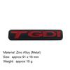 3D TGDI Letters Logo Car Sticker Tail Bumper Badge Auto Rear Trunk Emblem Accessories