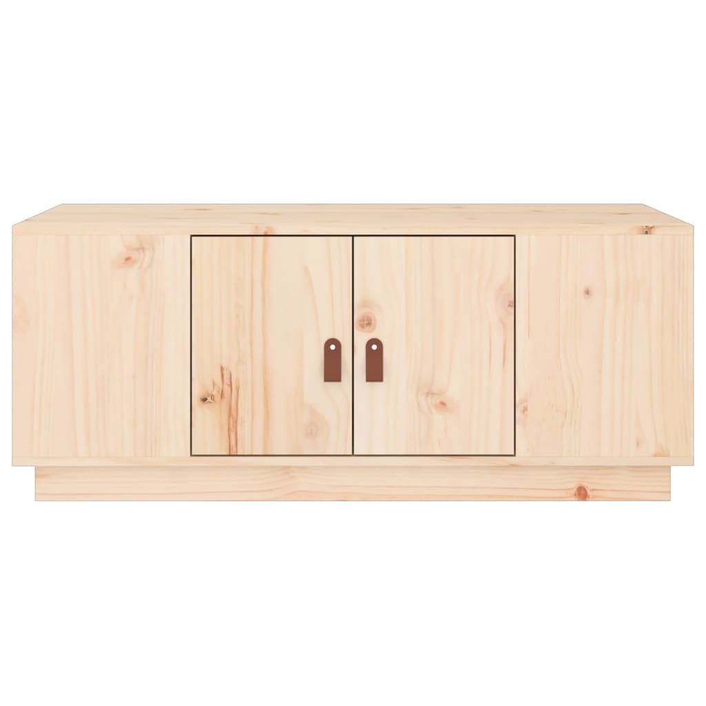 Vidaxl Stolik Kawowy, 100X50X41 Cm, Lite Drewno Sosnowe