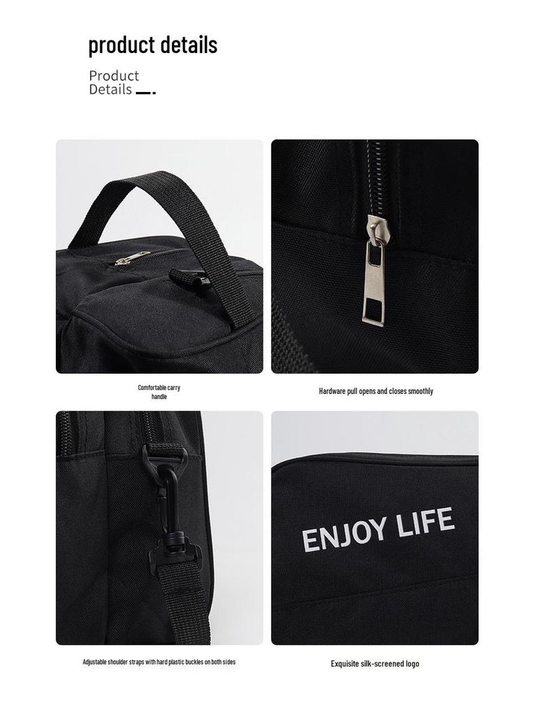 Wodoodporna torba fitness z separacją na mokre/suche, unisex torba crossbody sportowa i do jogi, ręczna kosmetyczka na przybory toaletowe i kosmetyki