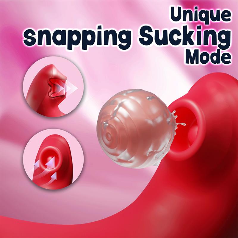 Leistungsstarker Dildovibrator mit 20 Geschwindigkeiten, weiblicher Klitoris-Sauger, Vakuum-Klitorisstimulator, Waren für Erwachsene, Fingerwackeln, Sexspielzeug für Frauen