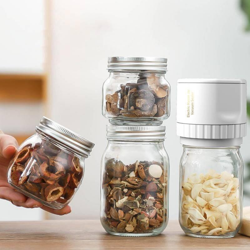 Mason Vacuum Jar Sealer Food Preservation Sealer Set Automatic Kitchen Supplies