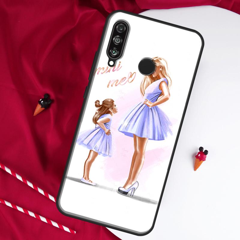 Super Mom Baby Girl Son Daughter For Huawei Nova 9 SE 10 5T Y90 Y70 Y60 Y61 Y91 Y72 12i 12s 11i P60 Pro P20 P30 P40 Lite Case