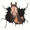 Animal Car Stickers Waterproof PVC Auto Scratch Occlude 3D Simulation Electrostatic Decal Car Window Home Decoration