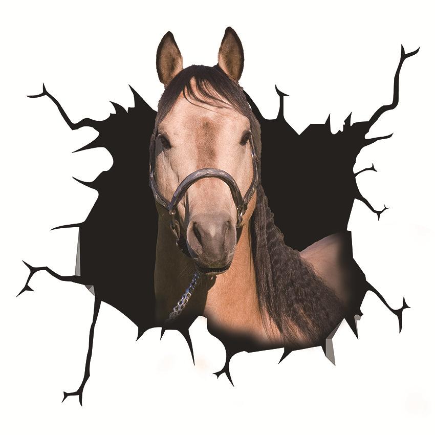 Animal Car Stickers Waterproof PVC Auto Scratch Occlude 3D Simulation Electrostatic Decal Car Window Home Decoration