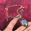 Shungite Necklace Copper Wire Wrapped Gemstone Necklace Adjustable Chain Necklace Copper Jewelry Handmade Necklace Designer Jewelry For Gift