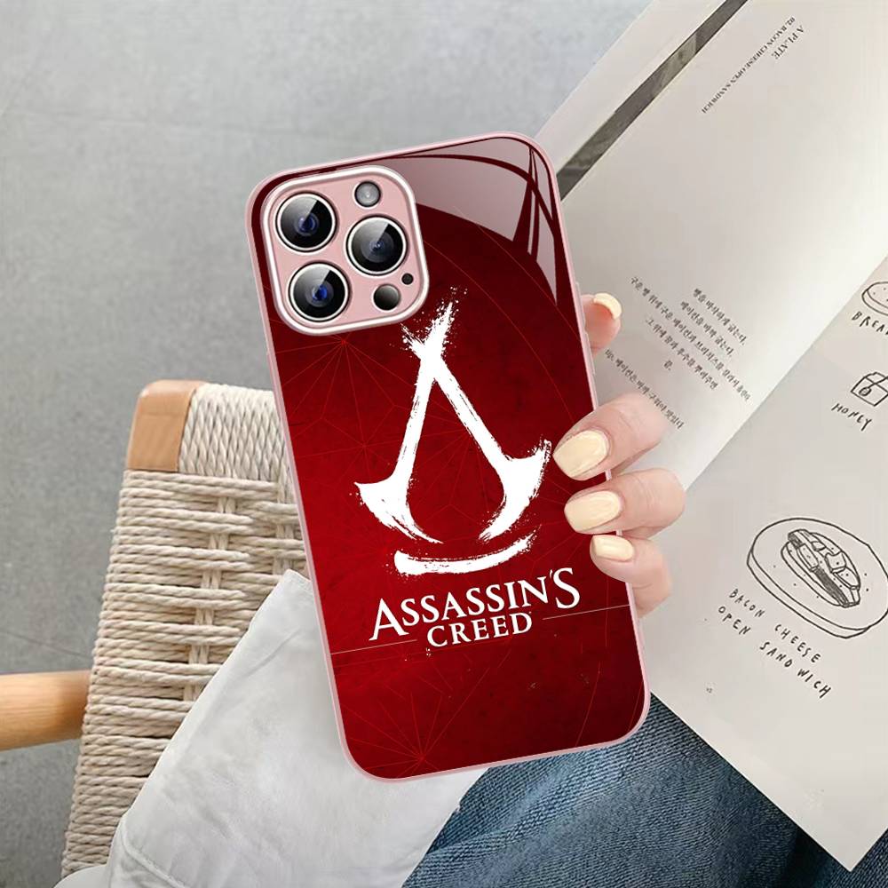 A-Assassin S-Creed Szklana Osłona Hartowana Do Gier Na Iphone 14 13 12 11 Pro Mini XS MAX 14Plus X XS XR Etui