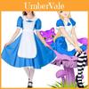 Alice In Wonderland Maid Costume Breathable Exquisitely Crafted Dress!