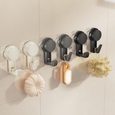Traceless No-Drill Suction Cup Hook for Clothes, Hats, Bags & Basins - Strong Plastic PP