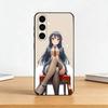 Anime Mai S-Sakurajima Phone Case Black Silicone Soft For Samsung Galaxy A73,A72,A71,A70,A53,A52,A51