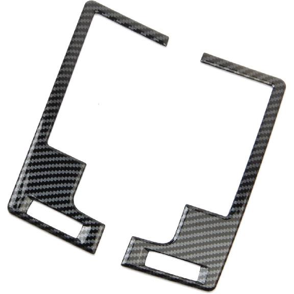 Carbon Fiber Style Center Console Dashboard Air Outlet AC Vent Cover Trim Accessories for Nissan 350Z