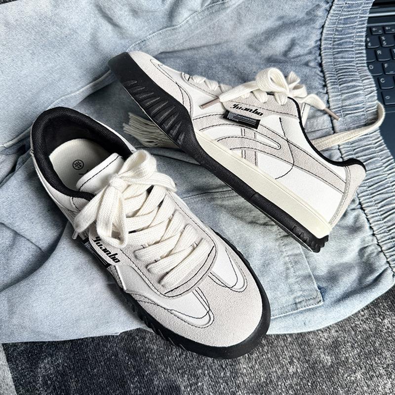 

Классические универсальные немецкие кроссовки мужские летние дышащие мужские парусиновые туфли модная мужская обувь модная обувь трижды вулканизированная обувь 44 чёрный