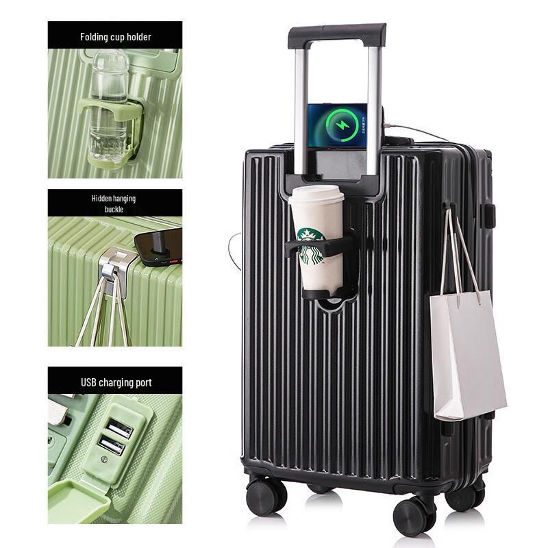 Lidu Multi-functional Spinner Carry-On Luggage