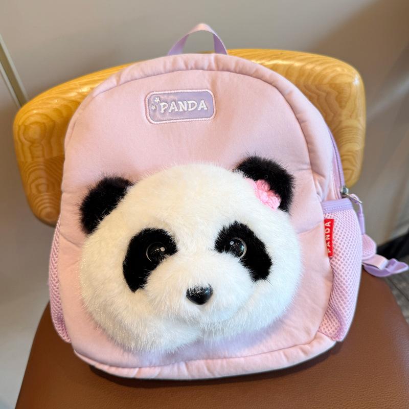 Schoolbag Backpack Cartoon Red Panda Children's School Bag Kindergarten Girl Boy Baby Backpack Girls School Backpack