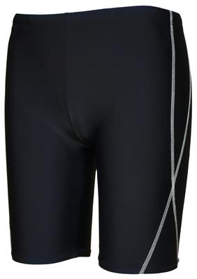 Súťažná veľkosť vody [Asbrio] Plavky, plávanie, škola, stredne dlhé nohavice, UPF50+, odpudzujúce, 80-180 cm (sivá, 160)