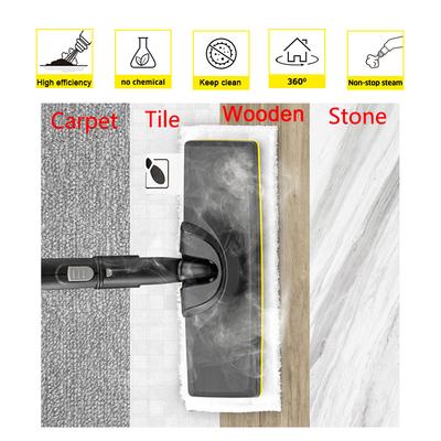 Steam Cleaner Round Brush Microfiber Cloth Pad for Hand & Floor Nozzle Kit Replacement for Karcher