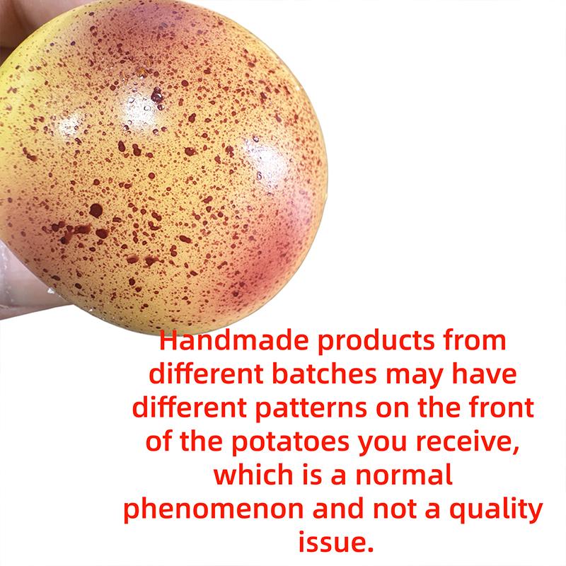 Handmade Squishy Potato Fidget Toy Soft Creative Potato Squeeze Stress Ball Toys Asmr Sensory Stress Relief Toy Gift For Adult