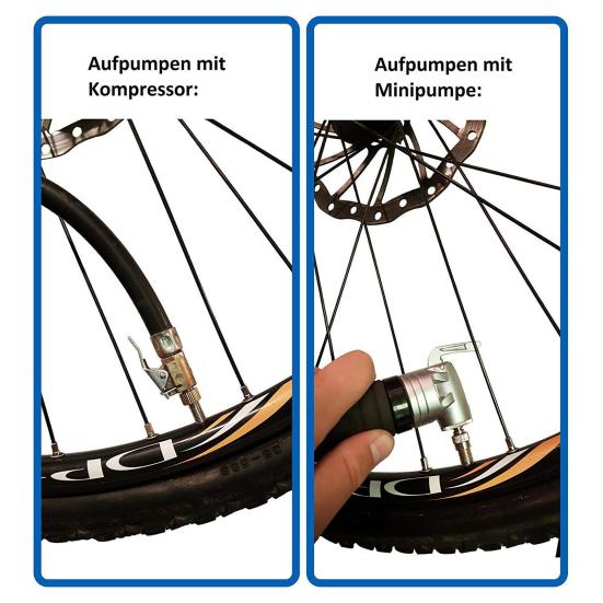 15 Stück/Set Kupferventiladapter Eng aufeinander abgestimmt Arbeitssparend Korrosionsbeständig Ventilumwandler Fahrrad