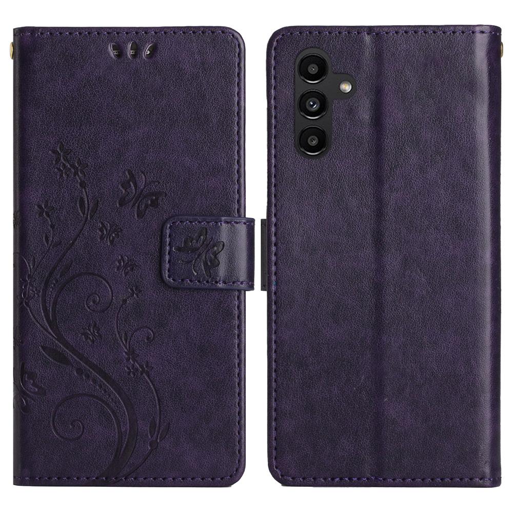 For Samsung Galaxy S25 Case PU Leather Phone Wallet Cover with Strap