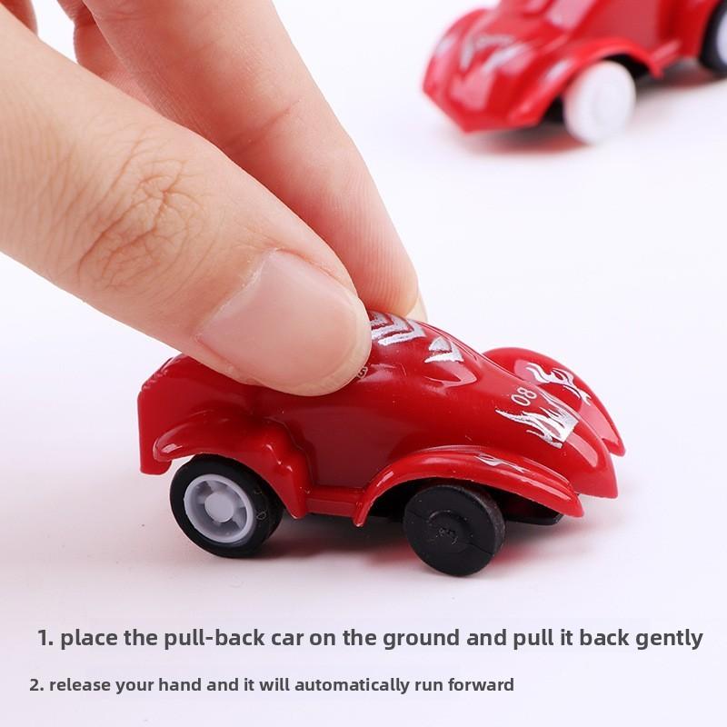 Colorful Racing Car Plastic Mini Racer Toy With Rebound Function For Kids Learning And Play