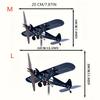 Metalen Vliegtuig Weerhaan 3D Piper J3 Cub Wind Spinner Windmolen Tuindecoratie Huis Buiten Dak Vliegtuig Indicator Windrichting P1C8