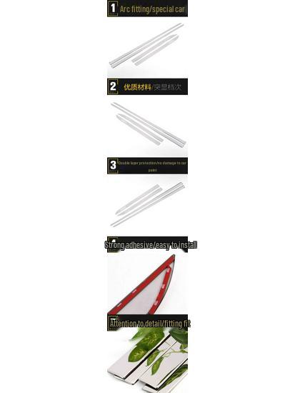 MG6 Anti-Scratch Decorative Sticker for Door Edge, Body Trim, Bumper, and Panel Exterior Accessories