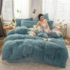 Soft Coral Fleece Warm Cozy Princess Bedding Set Mink Velvet Duvet Cover Set Quilt Cover Bed Comforter Set Blanket
