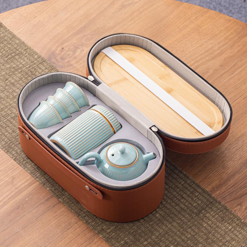Qingchuan Portable Travel Tea Set Business Enterprise Company Festival High-end Gifts