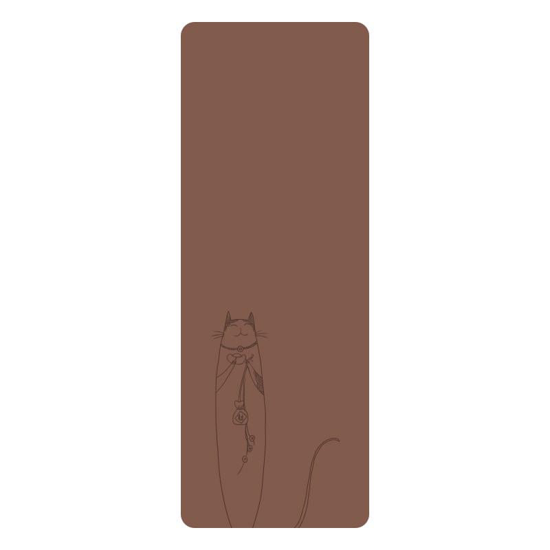 Premium Natural Rubber Yoga Mat - Non-slip, Sweat-absorbing, Extended, and Widened Plank Support.