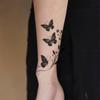 Butterfly Flower Tattoo Sticker Waterproof Lasting Senior Sense Collarbone Sexy Temporary Tattoo Sticker