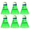 3/6Pcs Luminous Badminton Balls Set, Nylon Sport Badminton, Colorful Light-up Shuttlecocks for Indoor/Outdoor Sports