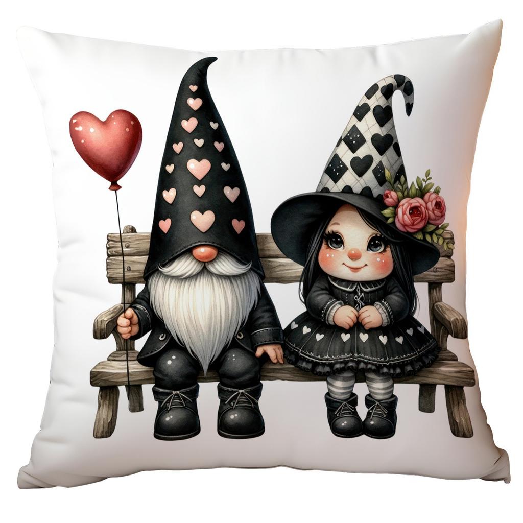 Neue Valentinstag Zwergenpaar Liebe Kissenbezug Wohnzimmer Sofa Kissenbezug