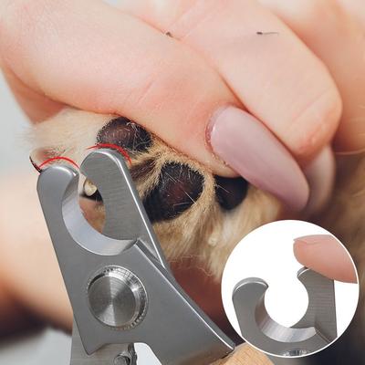 Pet Nail Clippers Wooden Handle Nail Clippers Dog Cat Nail Clippers Metal Cleaning Beauty Tools Wholesale Dog