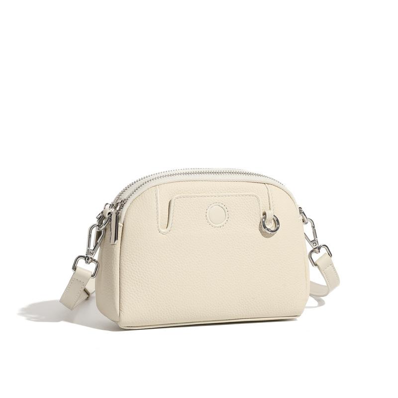 Genuine Leather Women's Bag Fashionable Mini Coin Purse Mom's Bag Cowhide Single-shoulder Versatile Crossbody Women's Bag