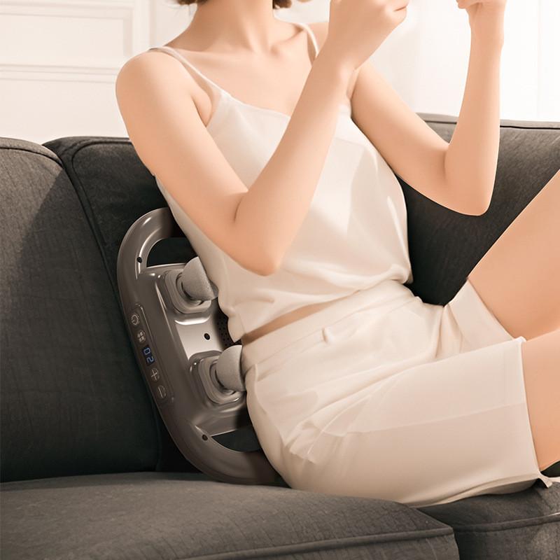 10W Wireless Four Head Fascia Gun Professional Waist And Back High-frequency Vibration Massager Muscle Relaxation Massage Gun