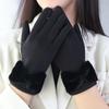 Women's Winter Fleece Warm And Windproof Gloves