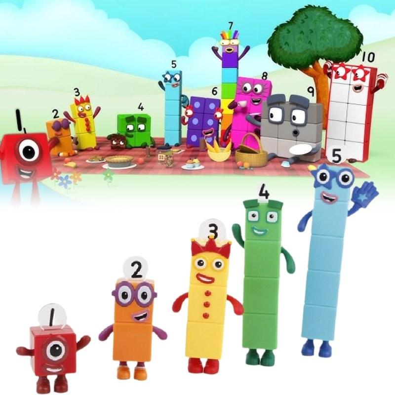 Numberblocks Colorful Building Blocks Cute Transformable Figures For Kids Playtime