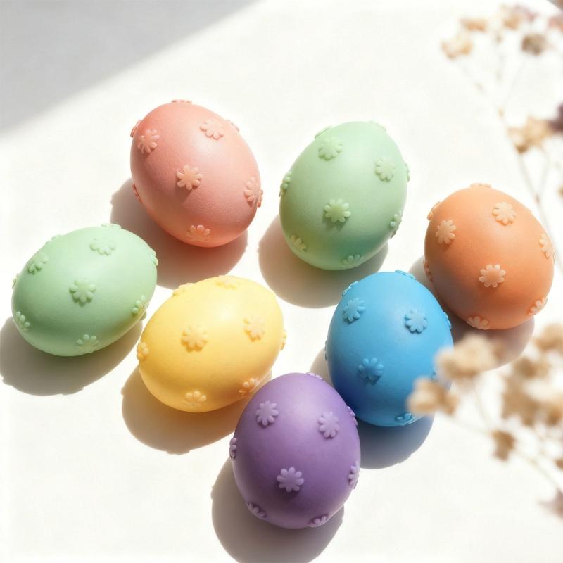Easter Eggs Silicone Molds Heat Resistant Food Grade Silicone Baking Mould for Epoxy Resin Making Candle Soap Chocolate