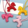 Leather Horse Keychain Combining Superior Strength Portability and Fashion Appeal for Everyday Carry