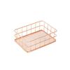 Wire Basket Decorative Rectangular Sturdy Farmhouse Style Kitchen Organizer For Kitchen Bathroom Laundry Room Cabinets Closets
